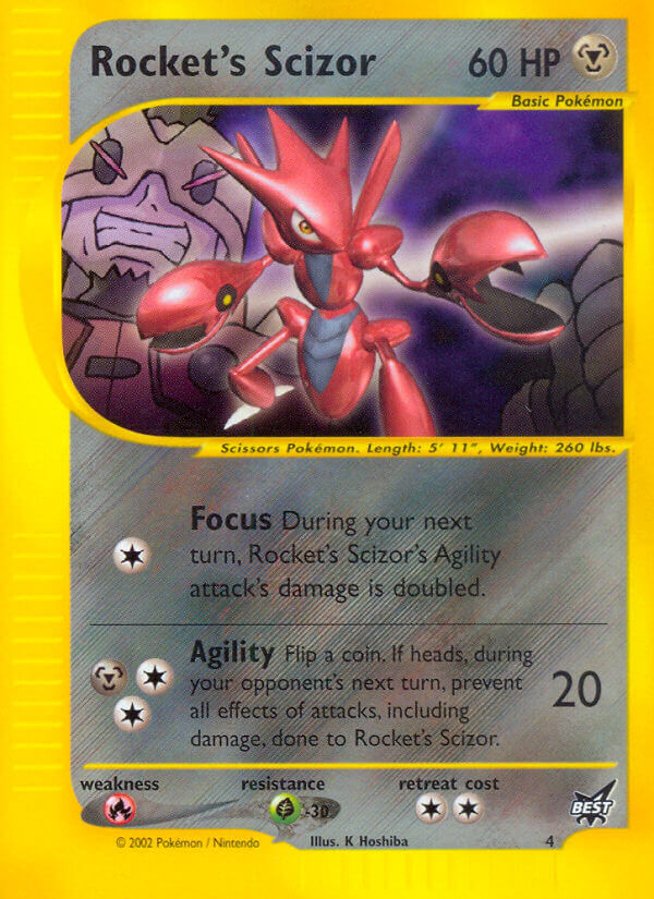 Rocket's Scizor (4) [Best of Promos] | GnG Games