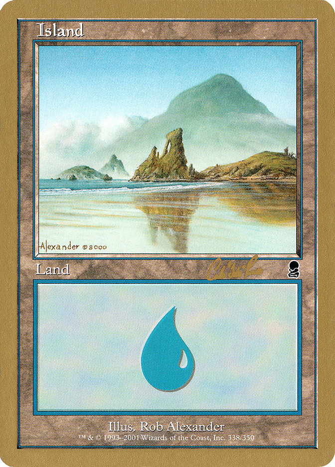 Island (cr338) (Carlos Romao) [World Championship Decks 2002] | GnG Games