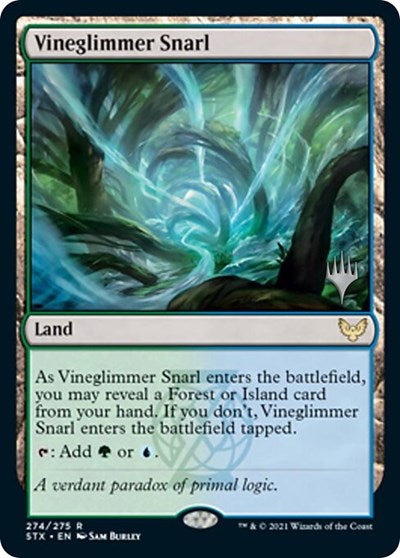 Vineglimmer Snarl (Promo Pack) [Strixhaven: School of Mages Promos] | GnG Games