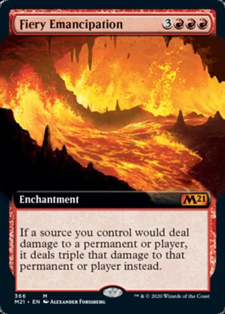 Fiery Emancipation (Extended Art) [Core Set 2021] | GnG Games