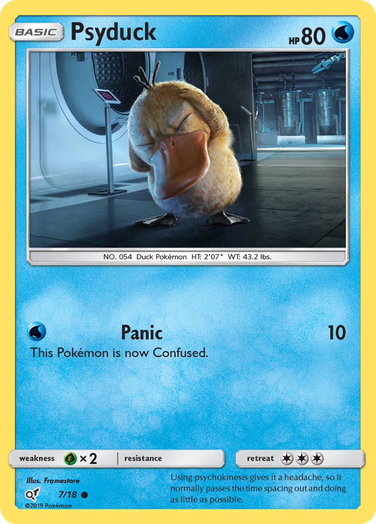 Psyduck (7/18) [Sun & Moon: Detective Pikachu] | GnG Games