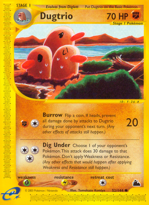 Dugtrio (52/144) [Skyridge] | GnG Games