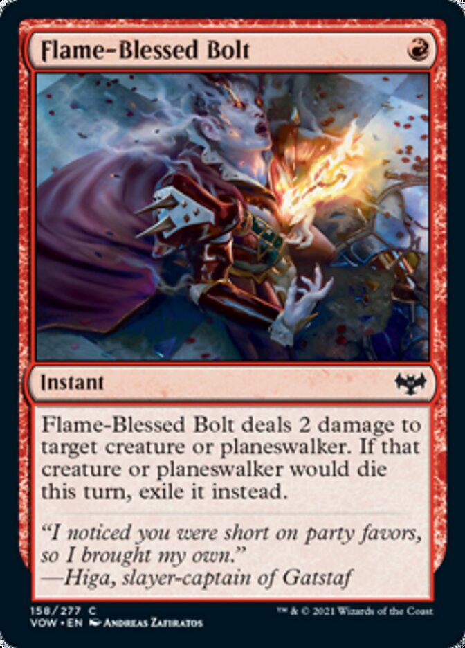Flame-Blessed Bolt [Innistrad: Crimson Vow] | GnG Games