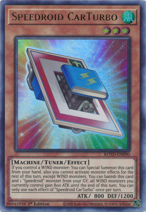 Speedroid CarTurbo [ROTD-EN090] Ultra Rare | GnG Games