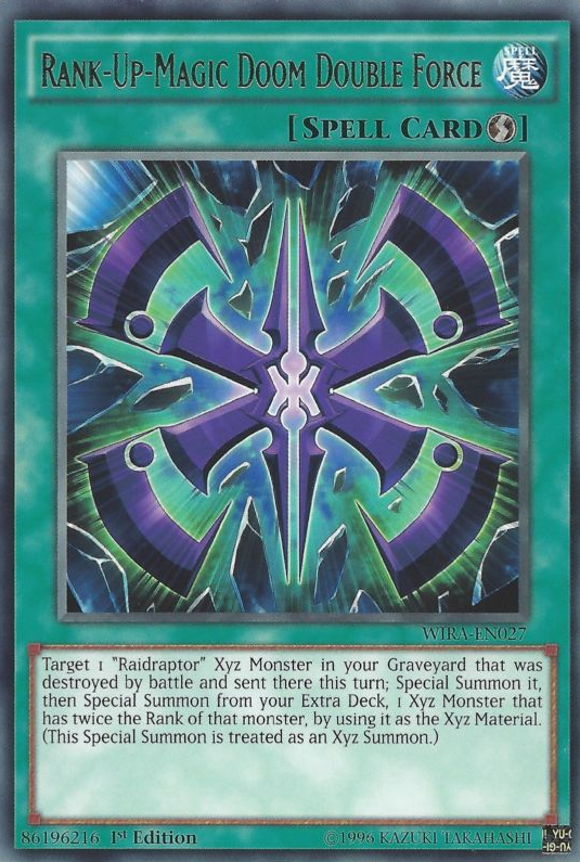 Rank-Up-Magic Doom Double Force [WIRA-EN027] Rare | GnG Games