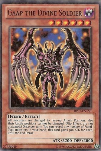 Gaap the Divine Soldier [BP01-EN150] Starfoil Rare | GnG Games