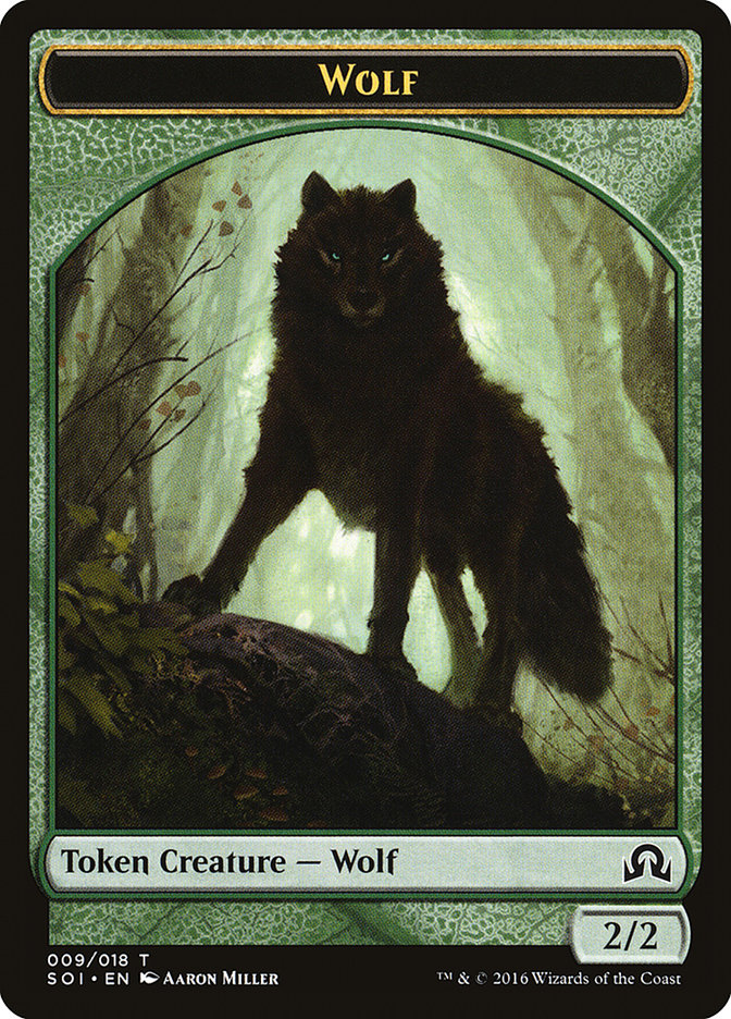 Wolf [Shadows over Innistrad Tokens] | GnG Games