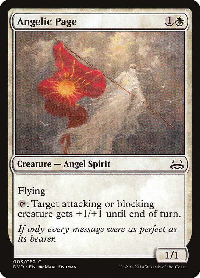 Angelic Page (Divine vs. Demonic) [Duel Decks Anthology] | GnG Games