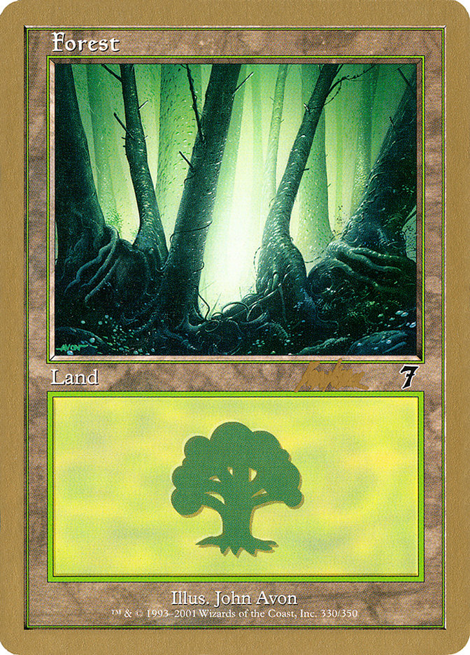 Forest (bk330) (Brian Kibler) [World Championship Decks 2002] | GnG Games