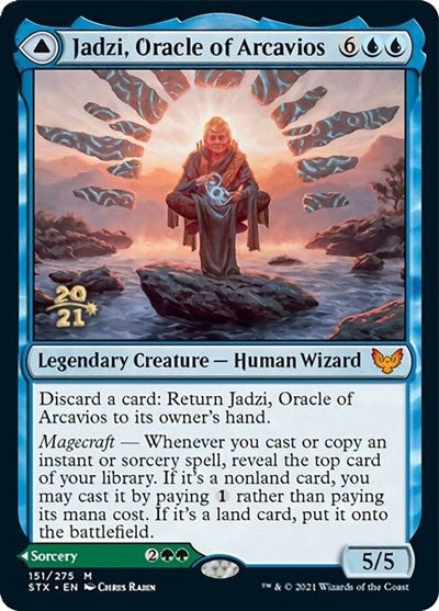 Jadzi, Oracle of Arcavios // Journey to the Oracle [Strixhaven: School of Mages Prerelease Promos] | GnG Games