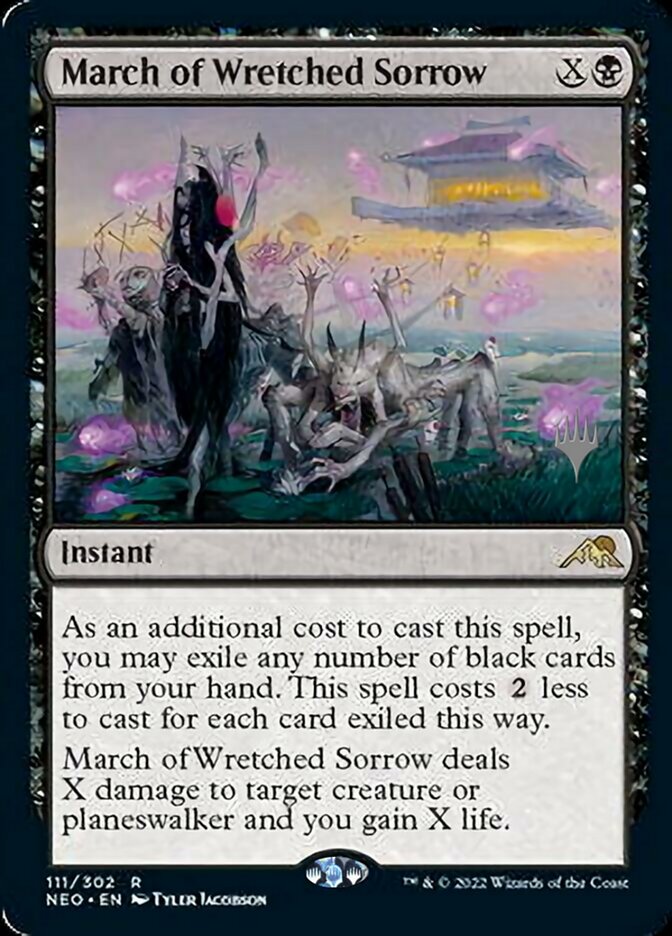 March of Wretched Sorrow (Promo Pack) [Kamigawa: Neon Dynasty Promos] | GnG Games