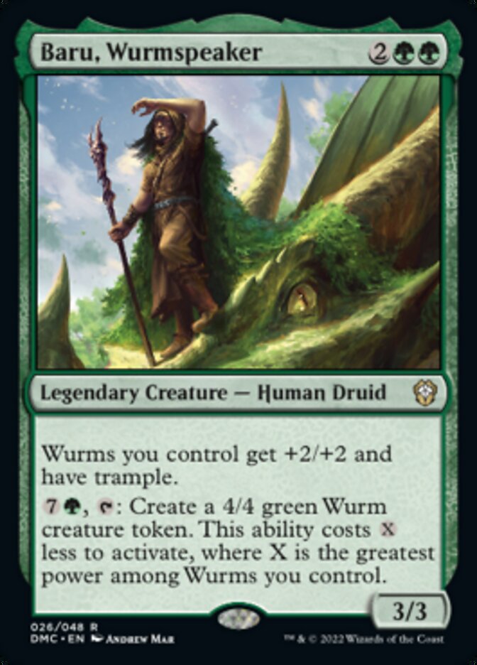 Baru, Wurmspeaker [Dominaria United Commander] | GnG Games