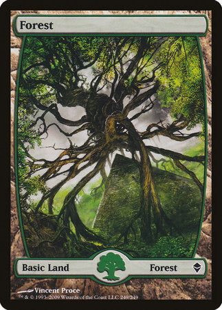 Forest (249) - Full Art [Zendikar] | GnG Games