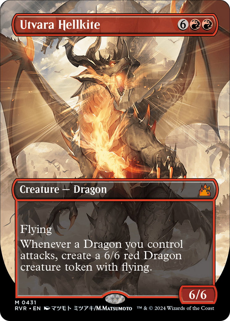 Utvara Hellkite (Anime Borderless) [Ravnica Remastered] | GnG Games
