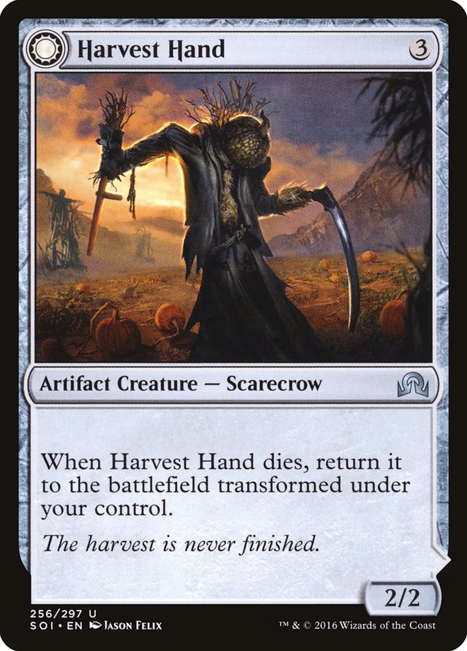 Harvest Hand // Scrounged Scythe [Shadows over Innistrad] | GnG Games