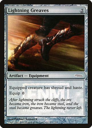 Lightning Greaves [Friday Night Magic 2009] | GnG Games