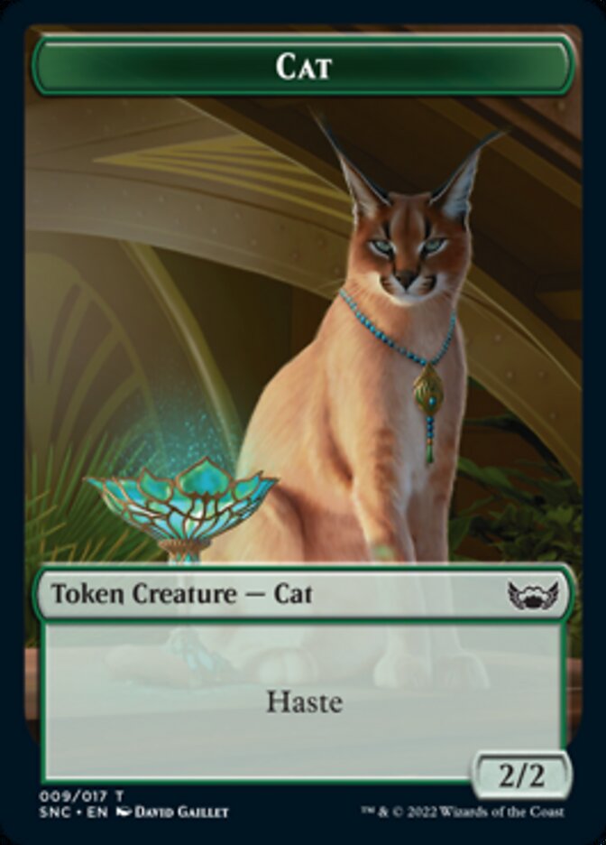 Cat // Rogue Double-sided Token [Streets of New Capenna Tokens] | GnG Games