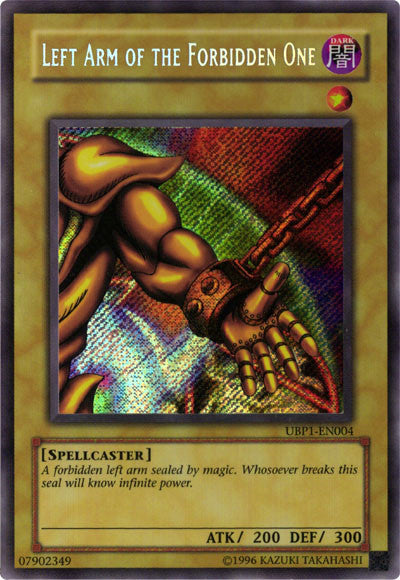 Left Arm of the Forbidden One [UBP1-EN004] Secret Rare | GnG Games