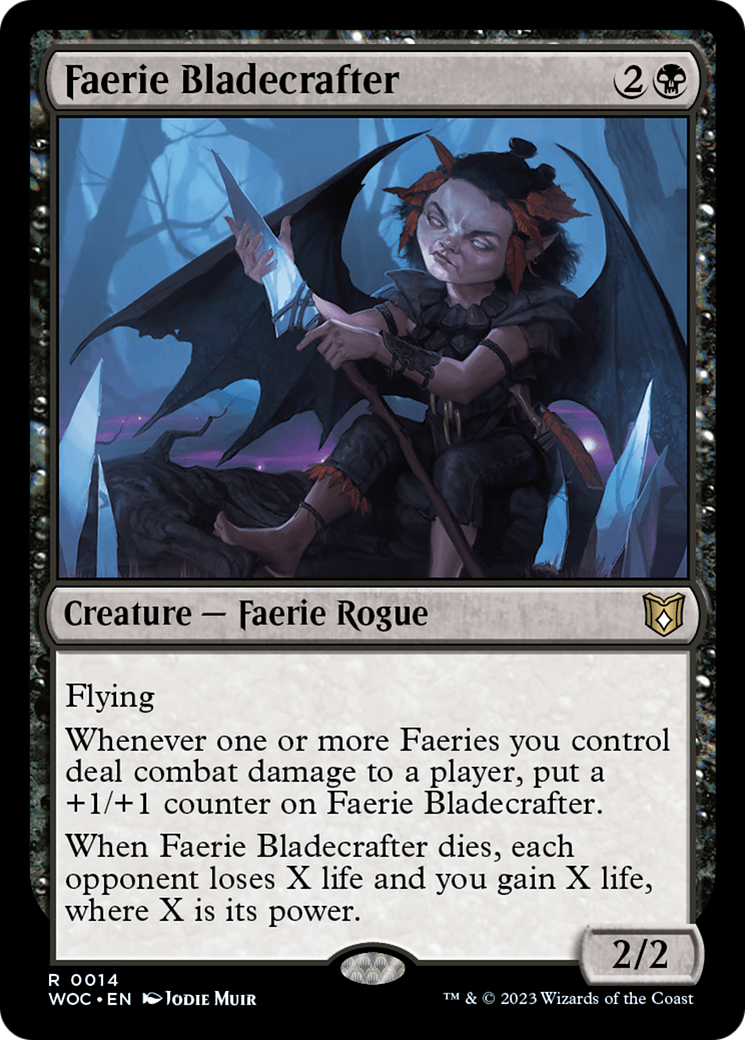 Faerie Bladecrafter [Wilds of Eldraine Commander] | GnG Games