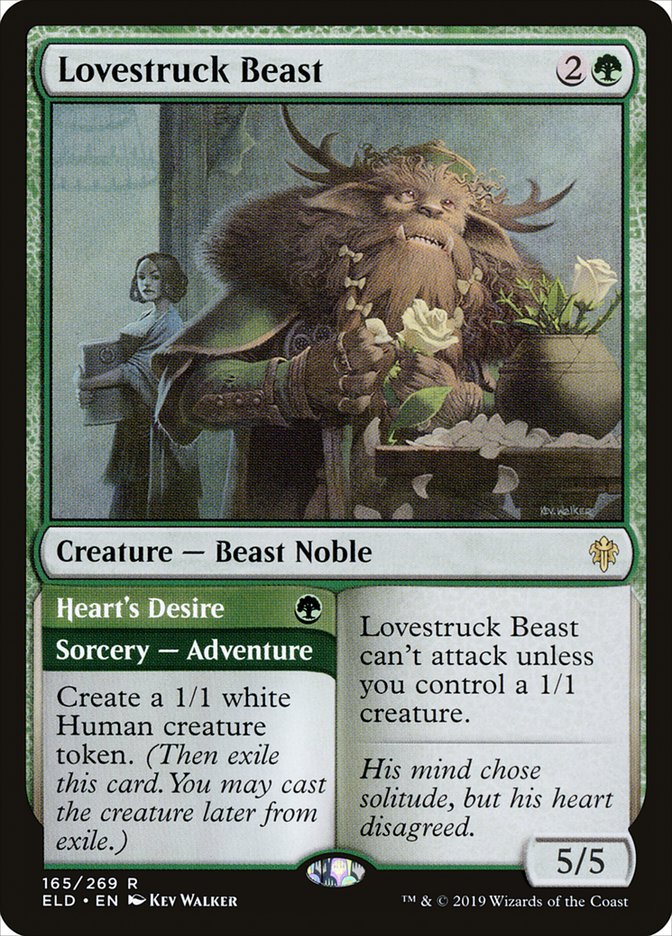 Lovestruck Beast // Heart's Desire [Throne of Eldraine] | GnG Games