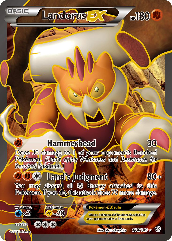 Landorus EX (144/149) [Black & White: Boundaries Crossed] | GnG Games