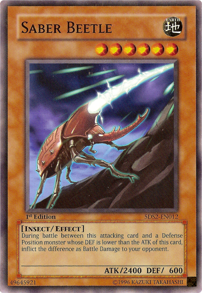Saber Beetle [5DS2-EN012] Common | GnG Games