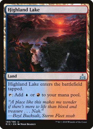 Highland Lake [Rivals of Ixalan] | GnG Games