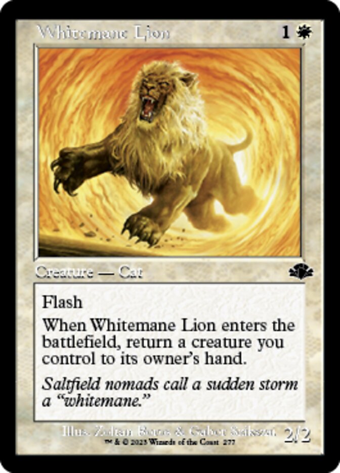 Whitemane Lion (Retro) [Dominaria Remastered] | GnG Games