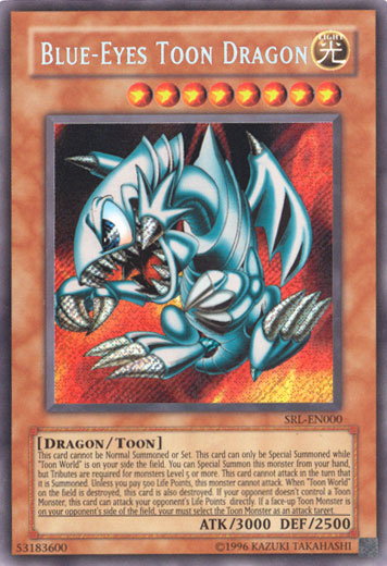 Blue-Eyes Toon Dragon [SRL-EN000] Secret Rare | GnG Games