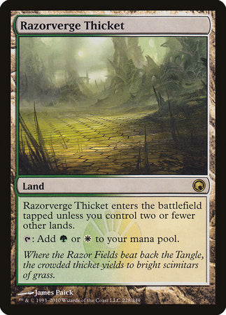 Razorverge Thicket [Scars of Mirrodin] | GnG Games