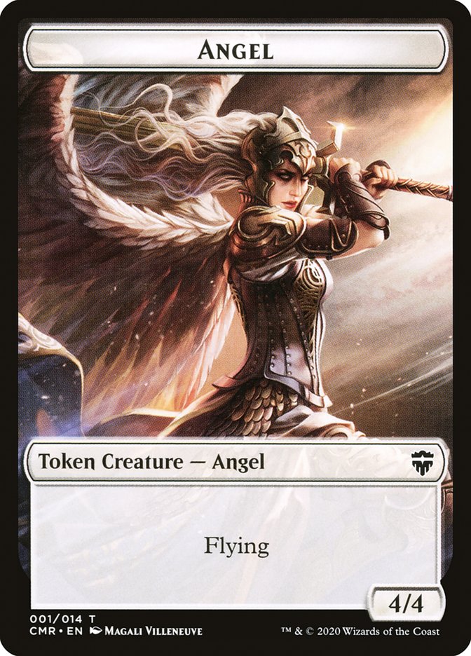 Angel // Horror Token [Commander Legends Tokens] | GnG Games