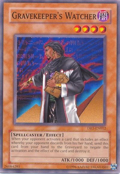 Gravekeeper's Watcher [DR1-EN012] Common | GnG Games