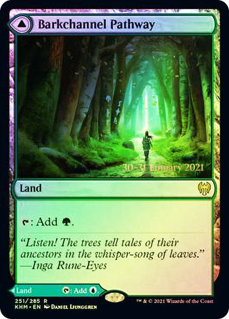 Barkchannel Pathway // Tidechannel Pathway  [Kaldheim Prerelease Promos] | GnG Games