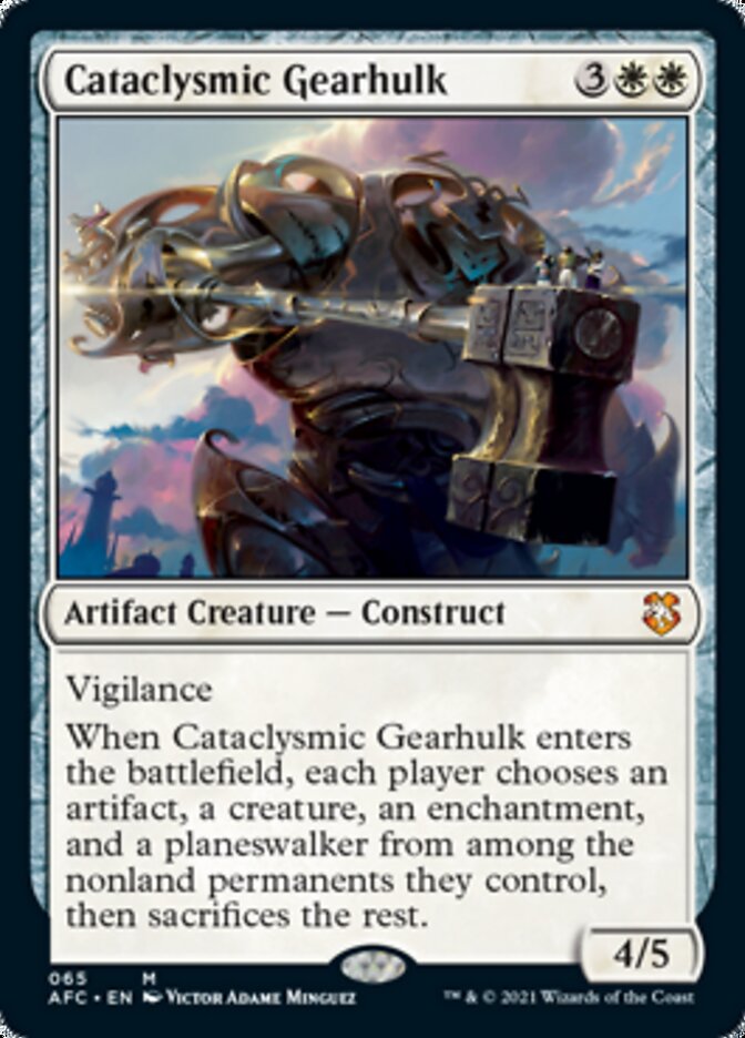Cataclysmic Gearhulk [Dungeons & Dragons: Adventures in the Forgotten Realms Commander] | GnG Games