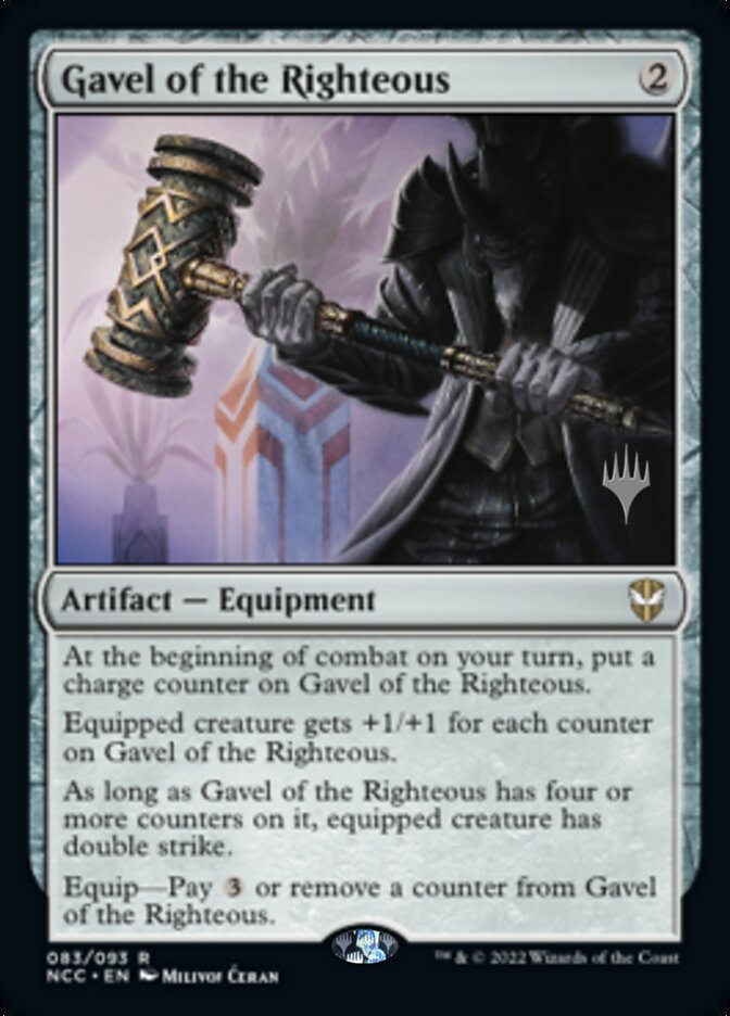 Gavel of the Righteous (Promo Pack) [Streets of New Capenna Commander Promos] | GnG Games