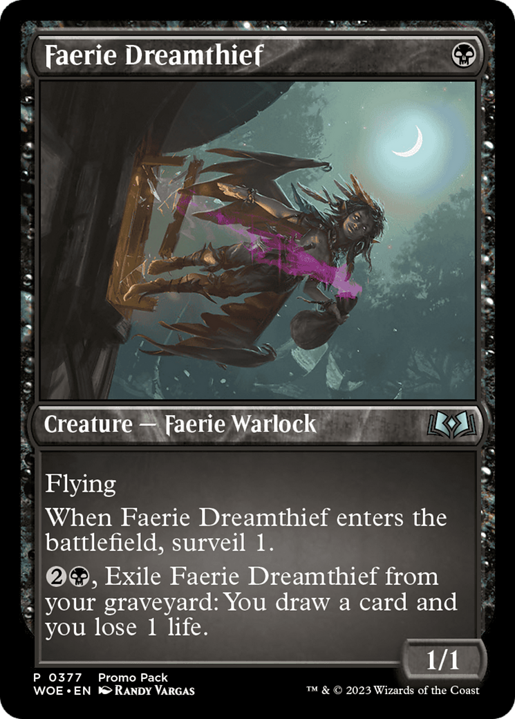 Faerie Dreamthief (Promo Pack) [Wilds of Eldraine Promos] | GnG Games