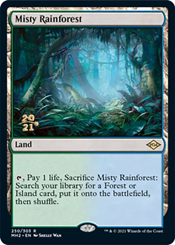 Misty Rainforest [Modern Horizons 2 Prerelease Promos] | GnG Games