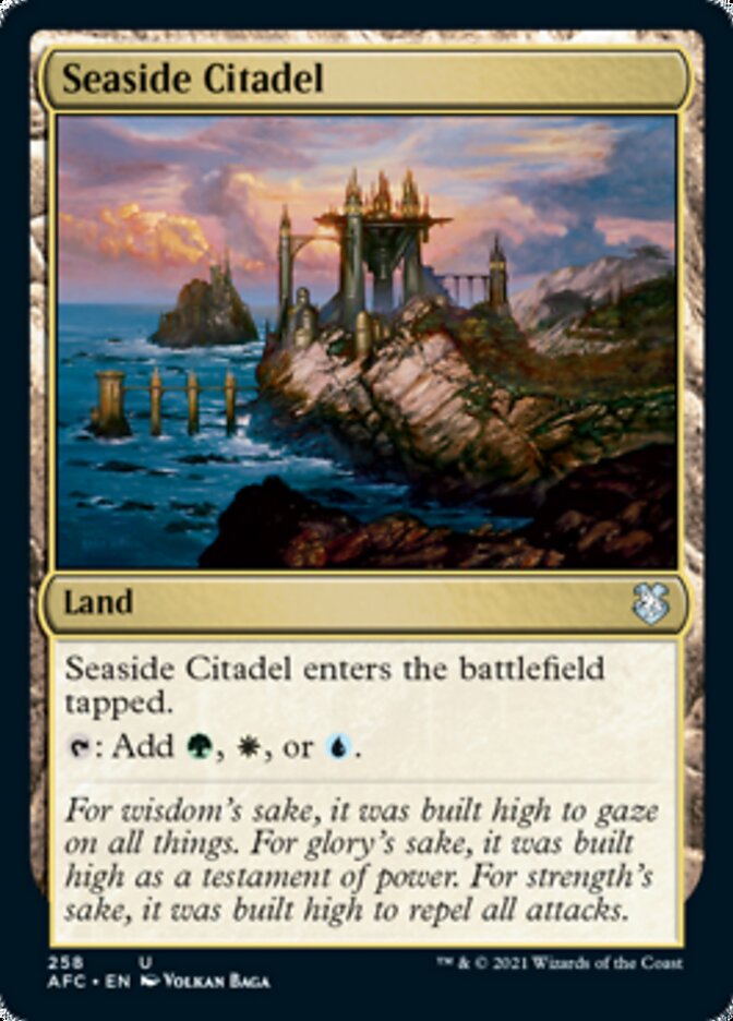 Seaside Citadel [Dungeons & Dragons: Adventures in the Forgotten Realms Commander] | GnG Games