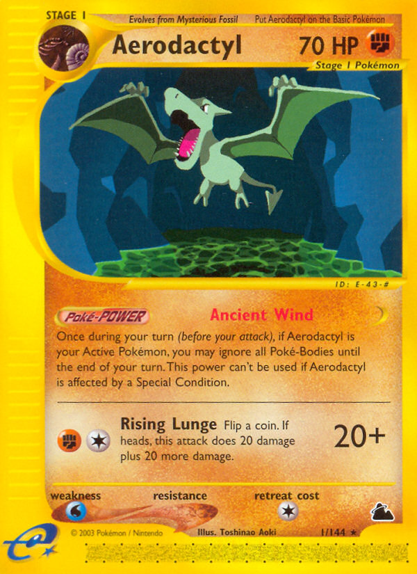 Aerodactyl (1/144) [Skyridge] | GnG Games