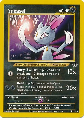 Sneasel (25/111) [Neo Genesis Unlimited] | GnG Games