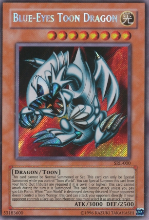 Blue-Eyes Toon Dragon [SRL-000] Secret Rare | GnG Games