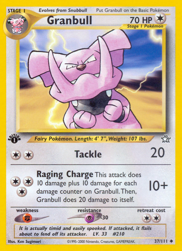 Granbull (37/111) [Neo Genesis 1st Edition] | GnG Games