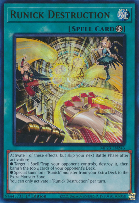 Runick Destruction [MP23-EN243] Ultra Rare | GnG Games