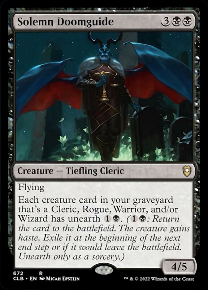 Solemn Doomguide [Commander Legends: Battle for Baldur's Gate] | GnG Games
