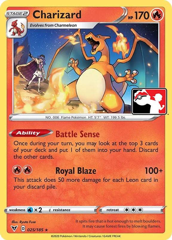 Charizard (025/185) [Prize Pack Series One] | GnG Games