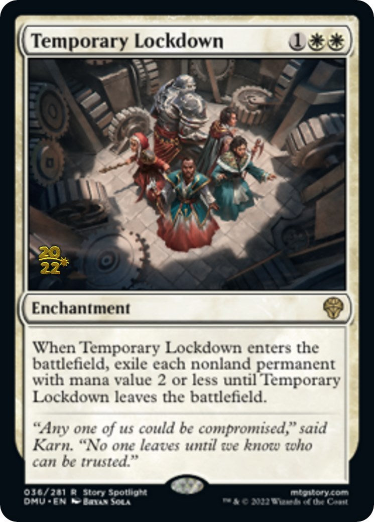 Temporary Lockdown [Dominaria United Prerelease Promos] | GnG Games