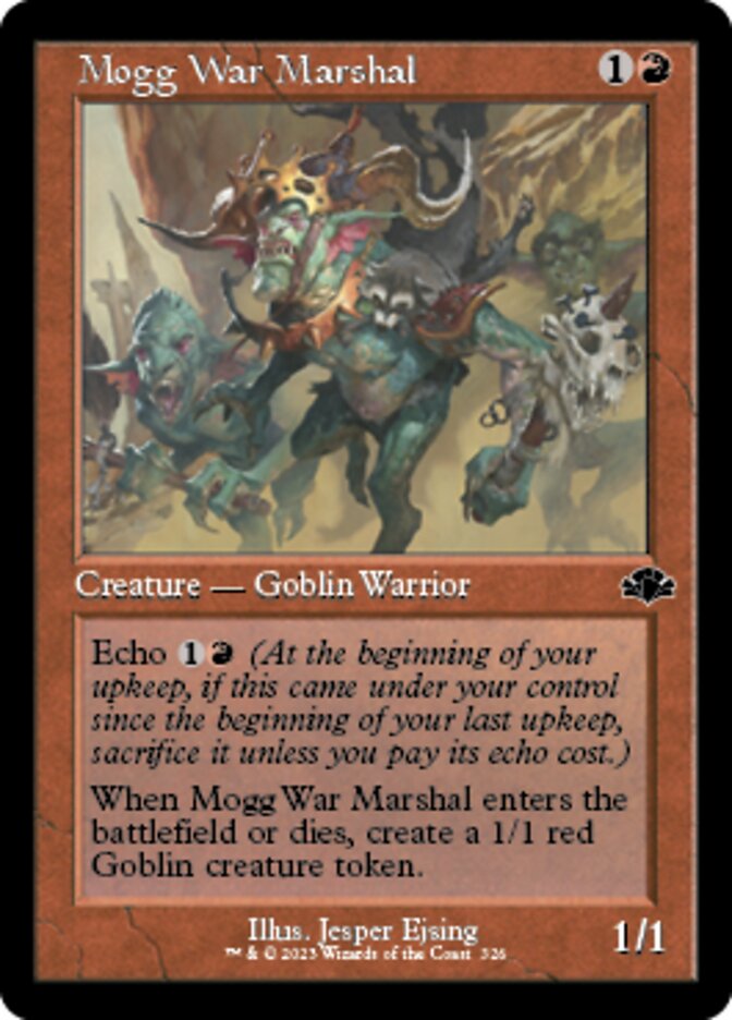 Mogg War Marshal (Retro) [Dominaria Remastered] | GnG Games