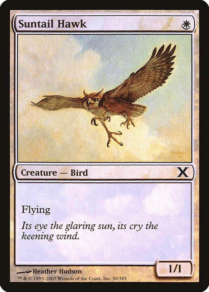 Suntail Hawk (Premium Foil) [Tenth Edition] | GnG Games