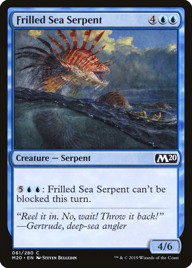Frilled Sea Serpent [Core Set 2020] | GnG Games