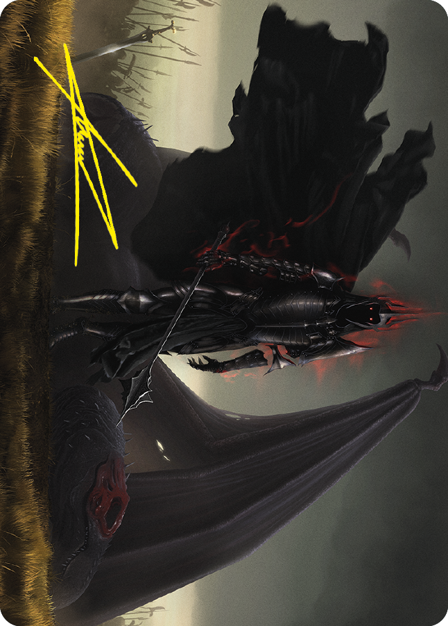 Witch-king of Angmar Art Card (Gold-Stamped Signature) [The Lord of the Rings: Tales of Middle-earth Art Series] | GnG Games
